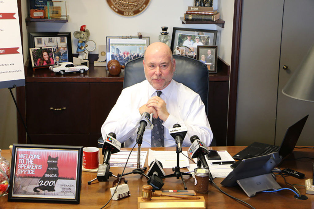 Former House Speaker Brian Bosma steps down after 34 years